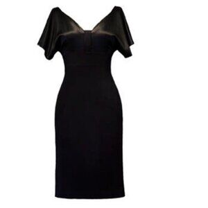 Anya Ponorovskaya Black Cocktail Dress Size 12